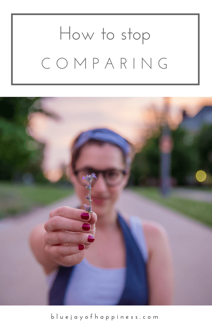 how to stop comparing yourself to other people